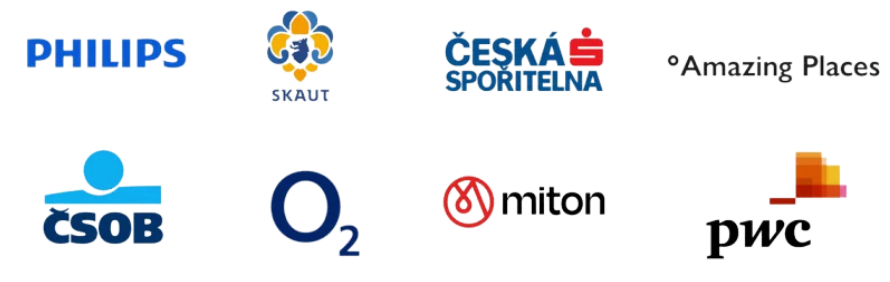 Klienti — Česká spořitelna, ČSOB, O2, PWC, Senát ČR, Google
