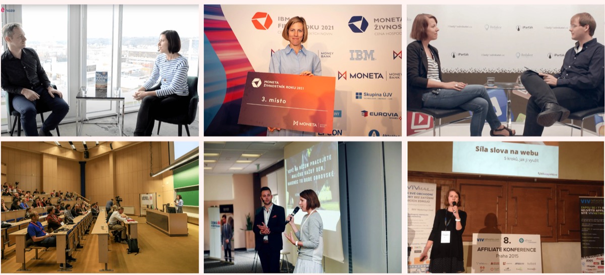 Michaela Weikertová s účastníky workshopu